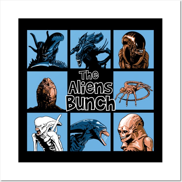 The Aliens Bunch Wall Art by BER